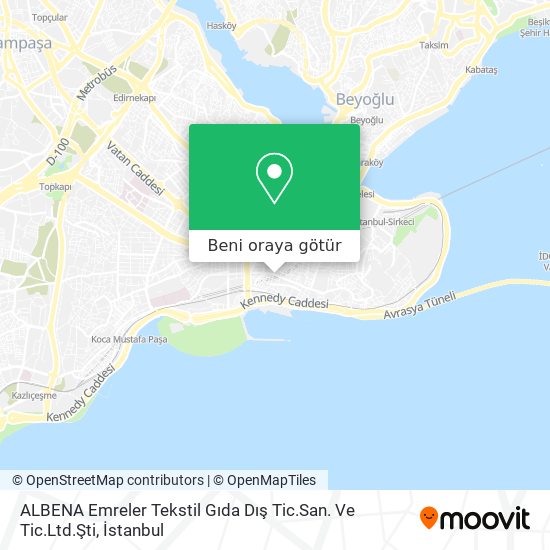 ALBENA Emreler Tekstil Gıda Dış Tic.San. Ve Tic.Ltd.Şti harita