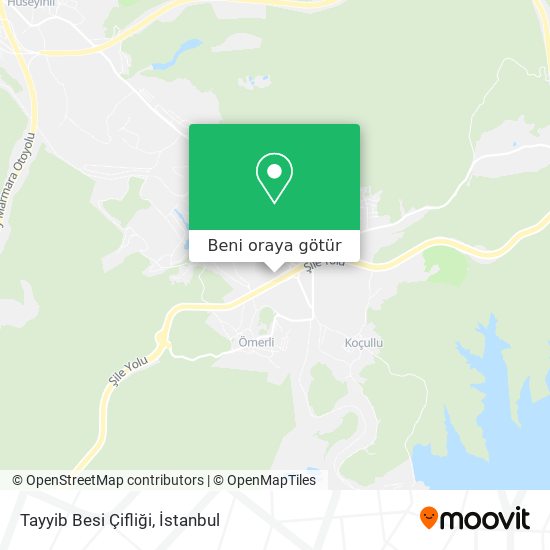 Tayyib Besi Çifliği harita