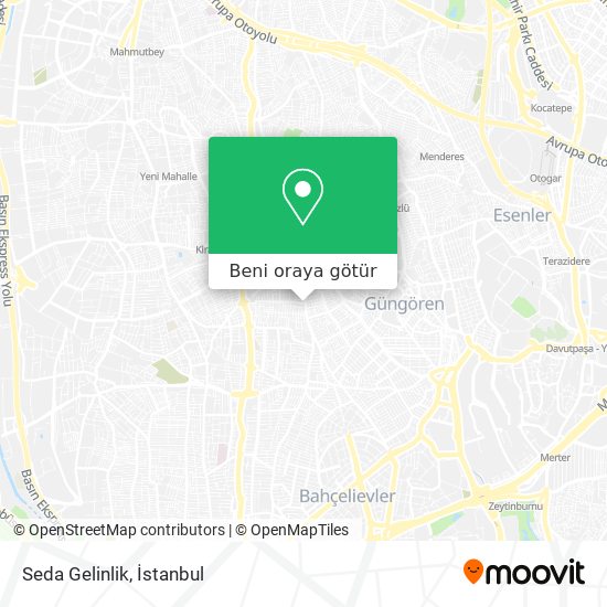 Seda Gelinlik harita
