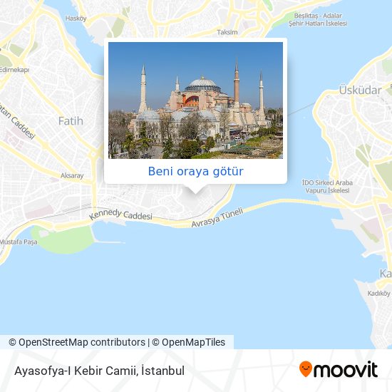 Ayasofya-I Kebir Camii harita