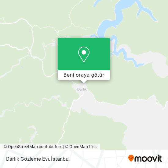 Darlık Gözleme Evi harita