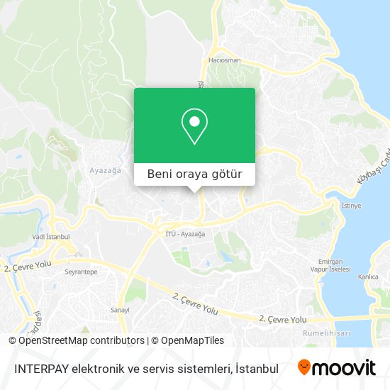 INTERPAY elektronik ve servis sistemleri harita