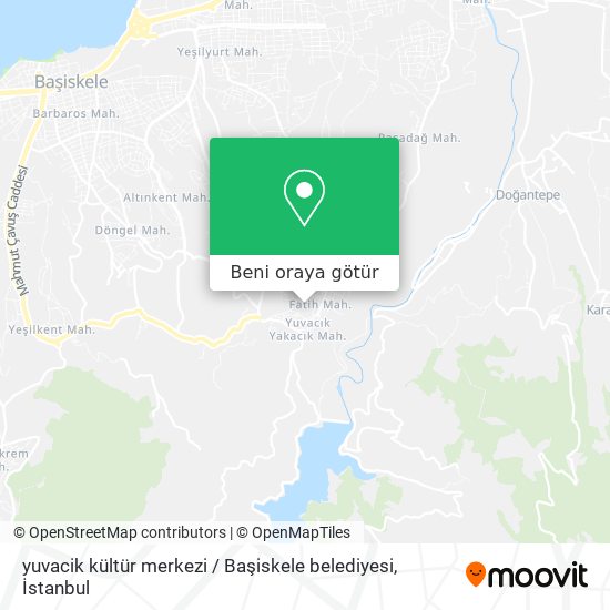 yuvacik kültür merkezi / Başiskele belediyesi harita