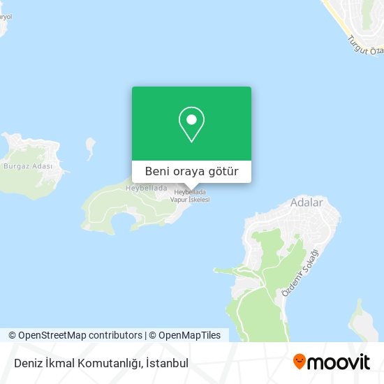 Deniz İkmal Komutanlığı harita