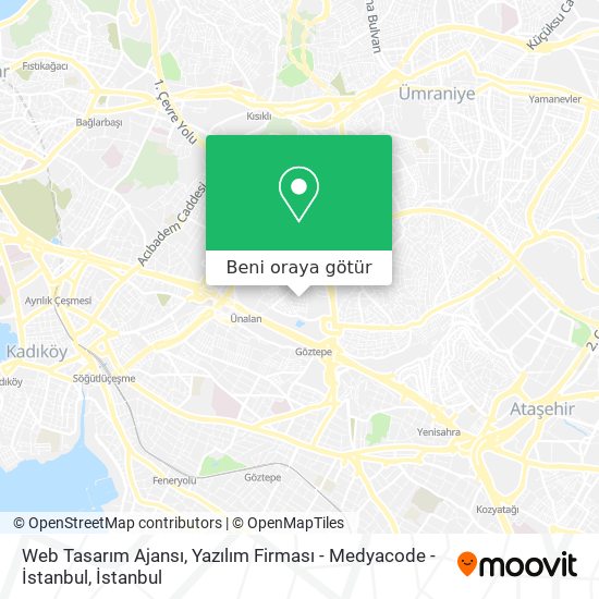 Web Tasarım Ajansı, Yazılım Firması - Medyacode - İstanbul harita