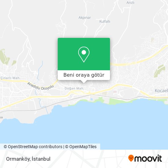 Ormanköy harita