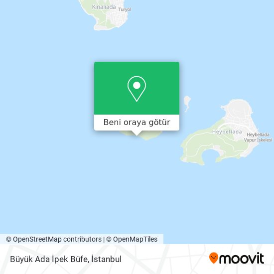 Büyük Ada İpek Büfe harita