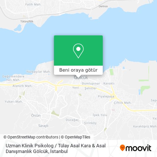 Uzman Klinik Psikolog / Tülay Asal Kara & Asal Danışmanlık Gölcük harita
