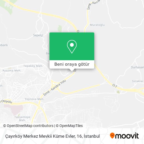 Çayırköy Merkez Mevkii Küme Evler, 16 harita