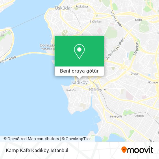 Kamp Kafe Kadıköy harita
