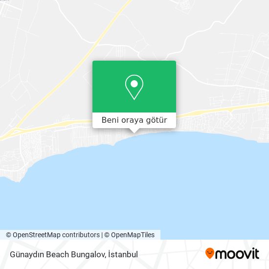 Günaydın Beach Bungalov harita