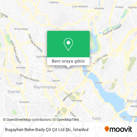 Bugayhan Bebe-Bady Çıt Çıt Ltd.Şti. harita