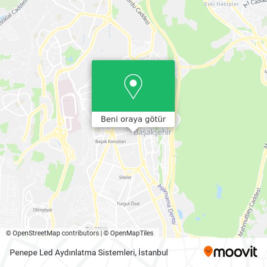 Penepe Led Aydınlatma Sistemleri harita