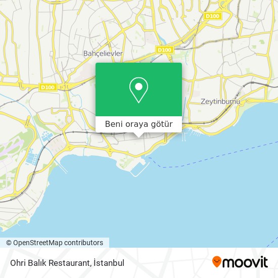 Ohri Balık Restaurant harita