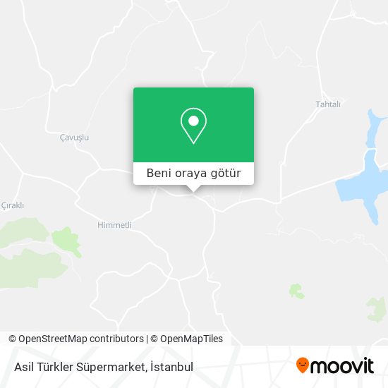 Asil Türkler Süpermarket harita