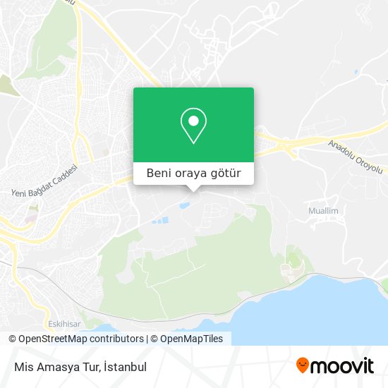 Mis Amasya Tur harita