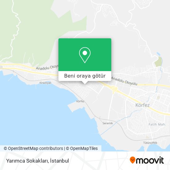 Yarımca Sokakları harita