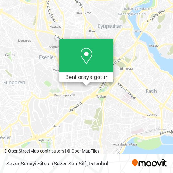 Sezer Sanayi Sitesi (Sezer San-Sit) harita