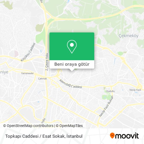 Topkapı Caddesi / Esat Sokak harita