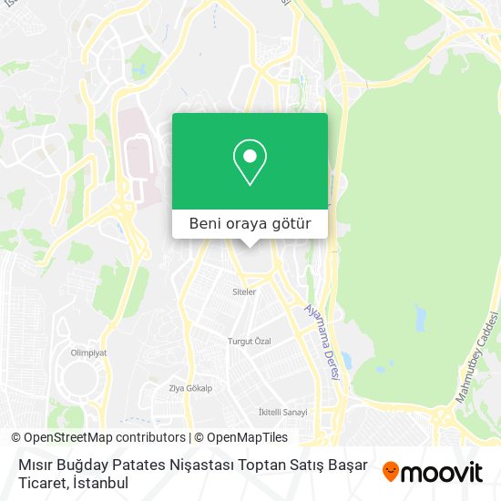 Mısır Buğday Patates Nişastası Toptan Satış Başar Ticaret harita