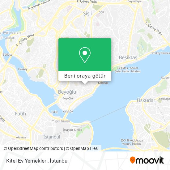Kitel Ev Yemekleri harita