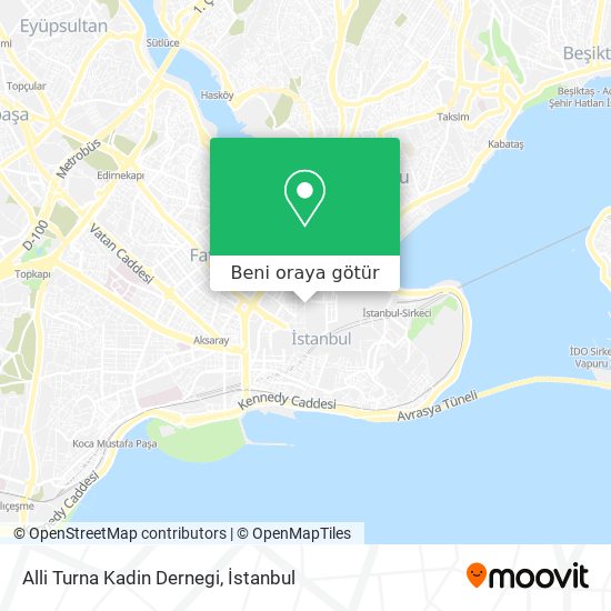 Alli Turna Kadin Dernegi harita