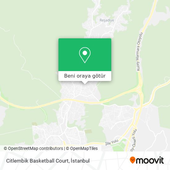 Citlembik Basketball Court harita