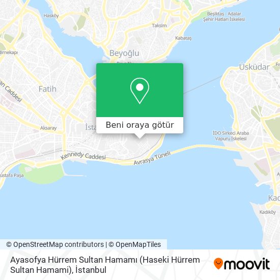 Ayasofya Hürrem Sultan Hamamı (Haseki Hürrem Sultan Hamami) harita