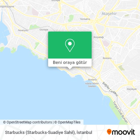 Starbucks (Starbucks-Suadiye Sahil) harita