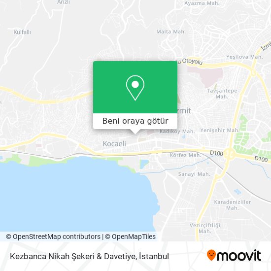 Kezbanca Nikah Şekeri & Davetiye harita