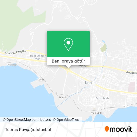 Tüpraş Kavşağı harita