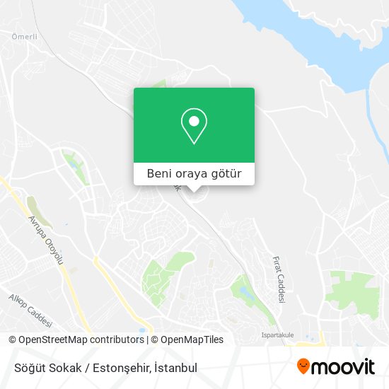 Söğüt Sokak / Estonşehir harita