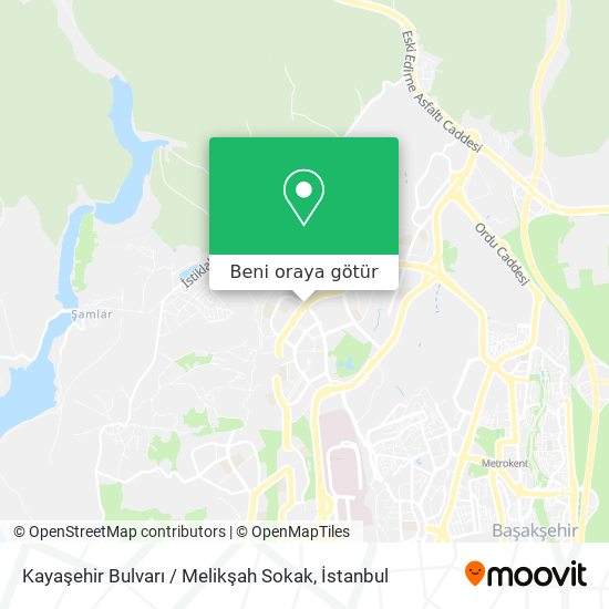 Kayaşehir Bulvarı / Melikşah Sokak harita