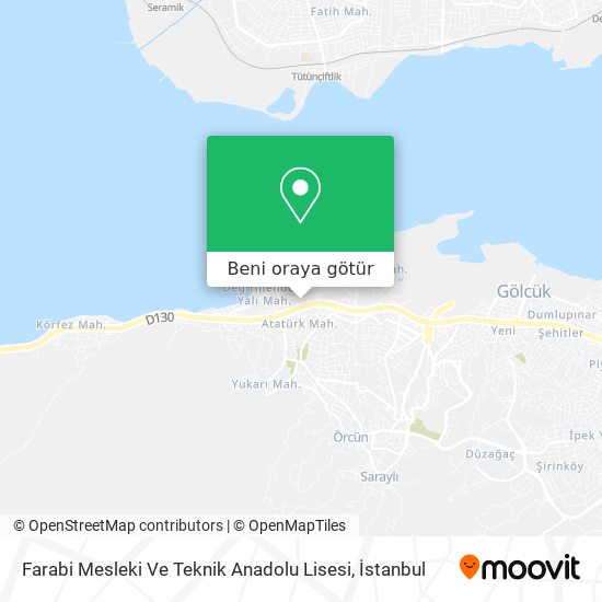 Farabi Mesleki Ve Teknik Anadolu Lisesi harita