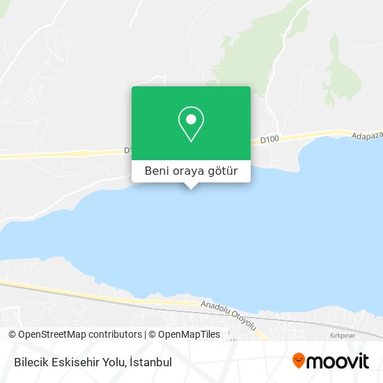 Bilecik Eskisehir Yolu harita