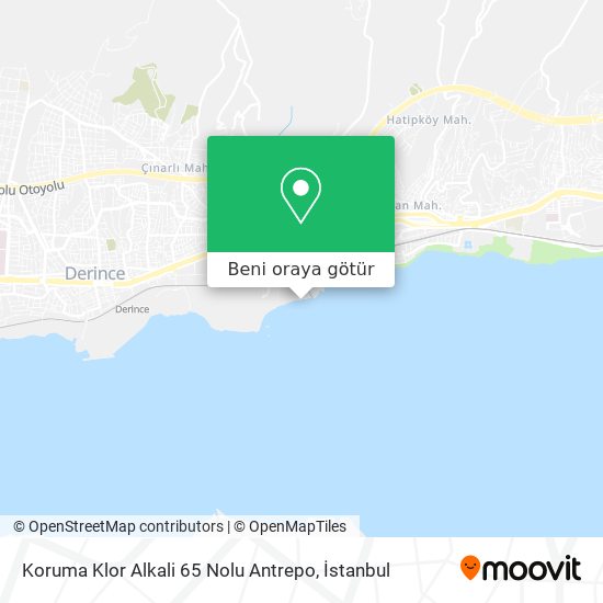 Koruma Klor Alkali 65 Nolu Antrepo harita