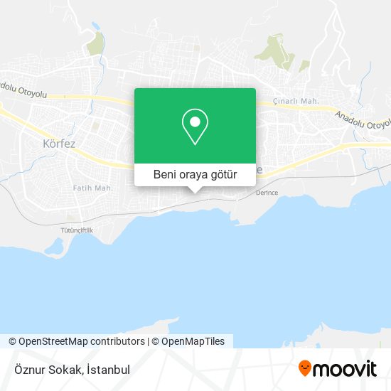 Öznur Sokak harita