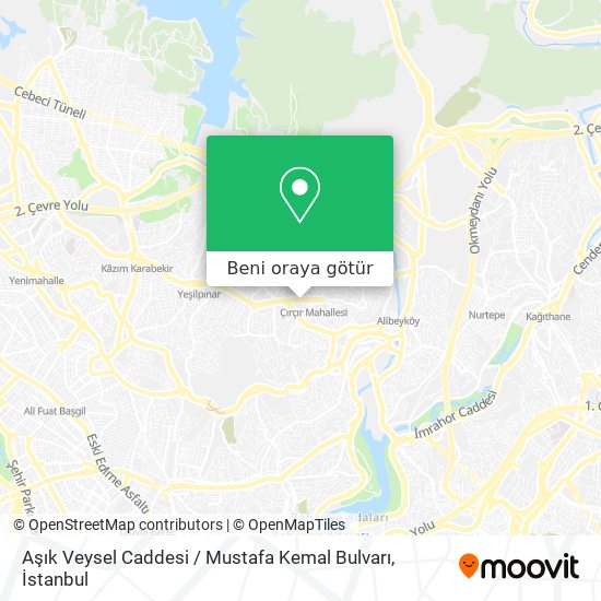 Aşık Veysel Caddesi / Mustafa Kemal Bulvarı harita