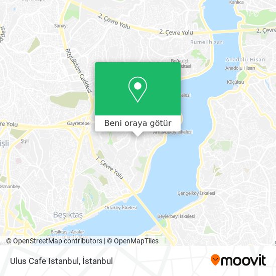 Ulus Cafe Istanbul harita