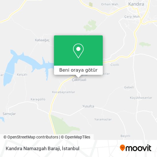 Kandıra Namazgah Baraji harita