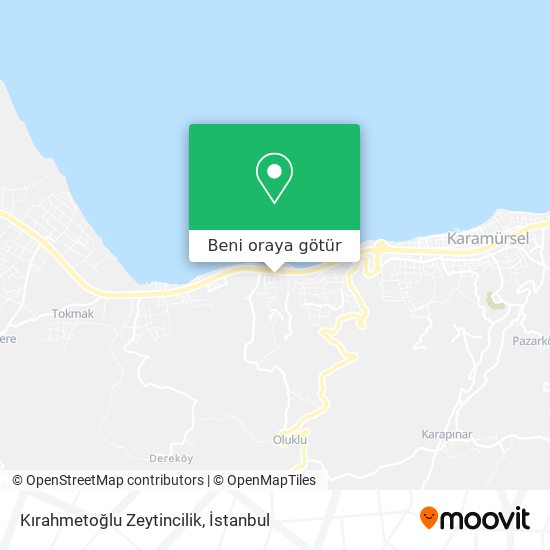 Kırahmetoğlu Zeytincilik harita