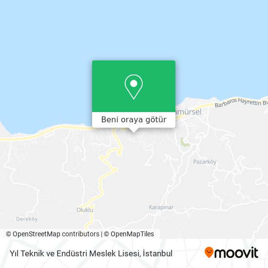 Yıl Teknik ve Endüstri Meslek Lisesi harita
