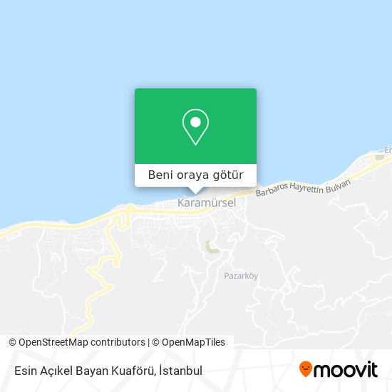 Esin Açıkel Bayan Kuaförü harita