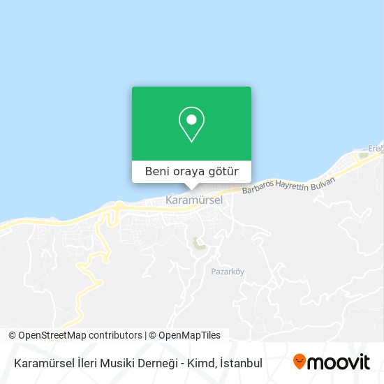 Karamürsel İleri Musiki Derneği - Kimd harita