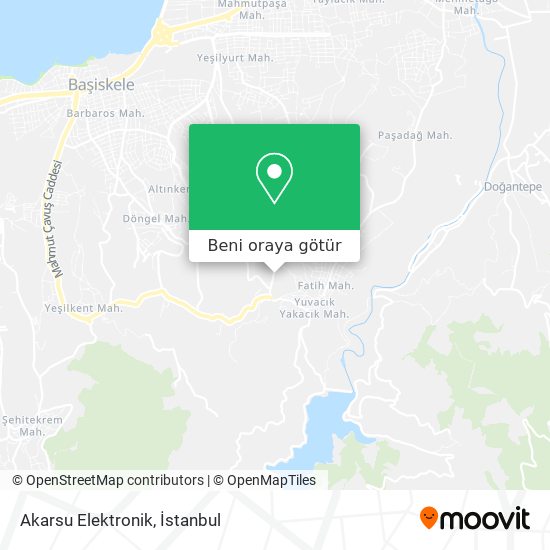 Akarsu Elektronik harita