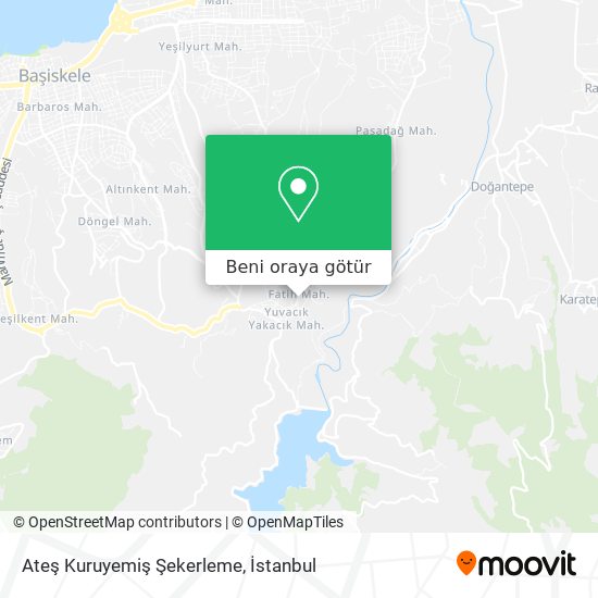 Ateş Kuruyemiş Şekerleme harita
