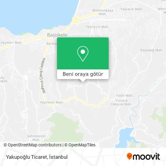 Yakupoğlu Ticaret harita