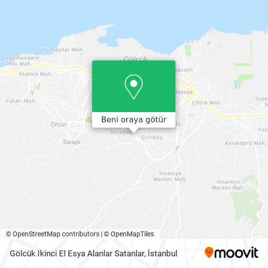 Gölcük Ikinci El Esya Alanlar Satanlar harita