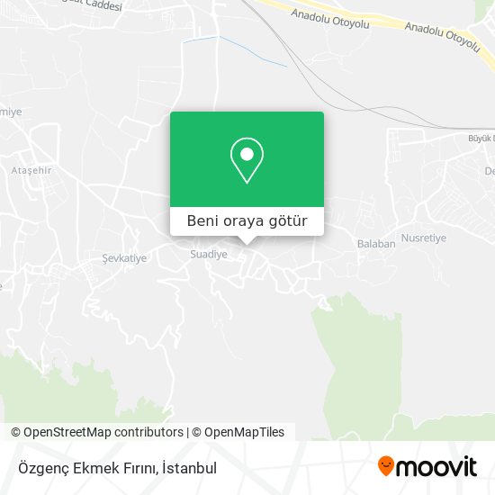 Özgenç Ekmek Fırını harita