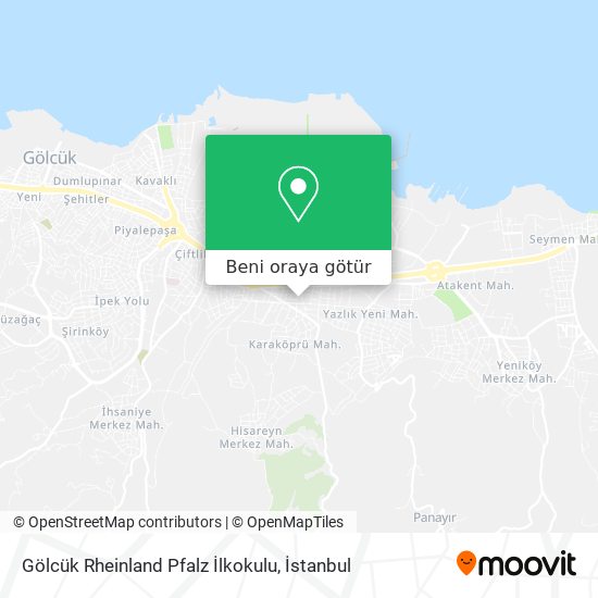 Gölcük Rheinland Pfalz İlkokulu harita